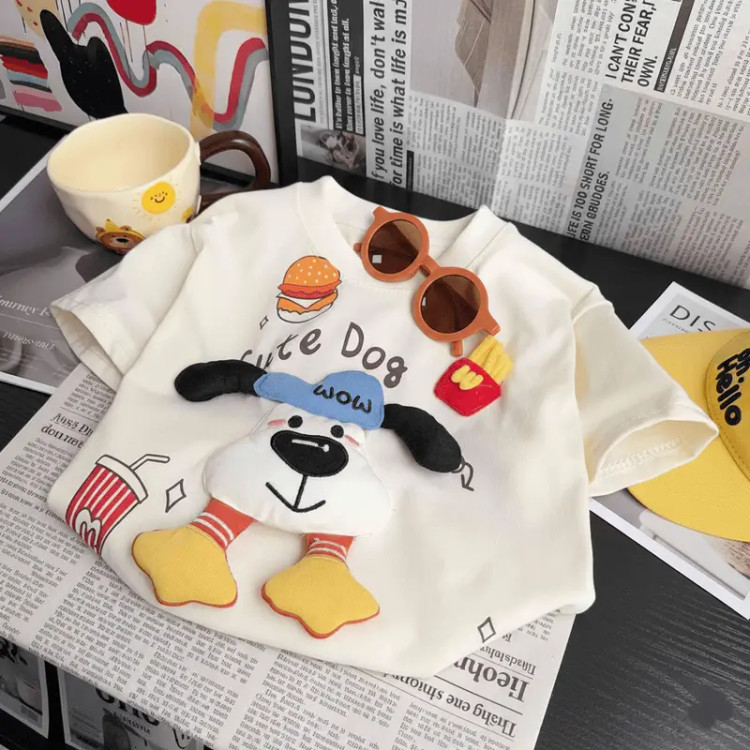 تیشرت مدل CUTE DOG کد: 09401
